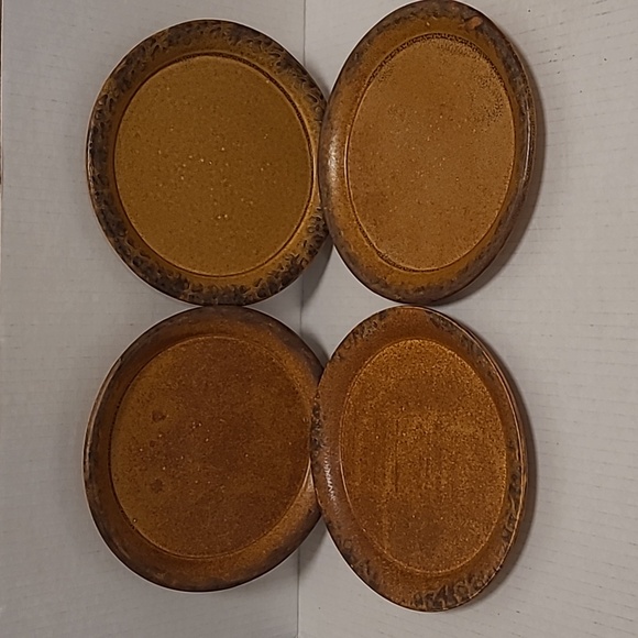 Set of 4 Vintage McCoy Canyon Stoneware Salad/Dessert Plates - Picture 12 of 16